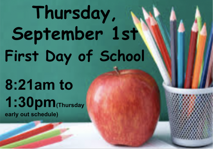 First Day of School Thursday, September 1, 2022 Albert Einstein