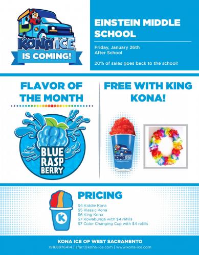 KONA ICE FLYER