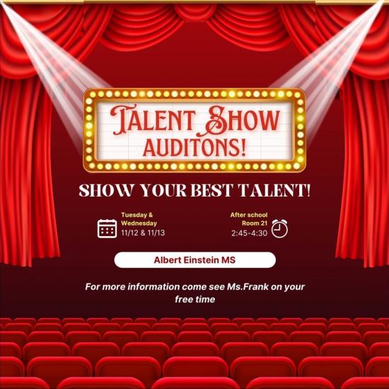 TALENT SHOW AUDITIONS